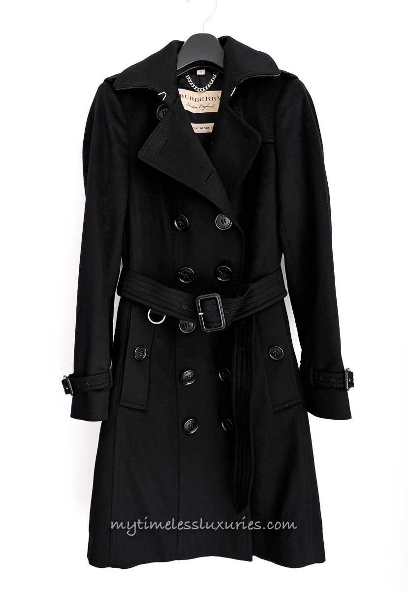 BURBERRY Sandringham Cashmere Trench Coat UK 6 - Timeless Luxuries