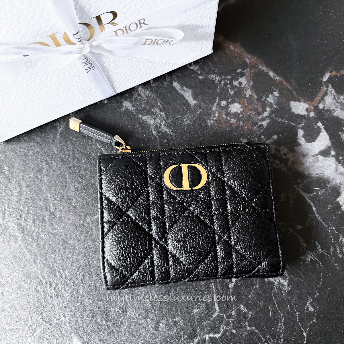 DIOR Caro Dahlia Wallet