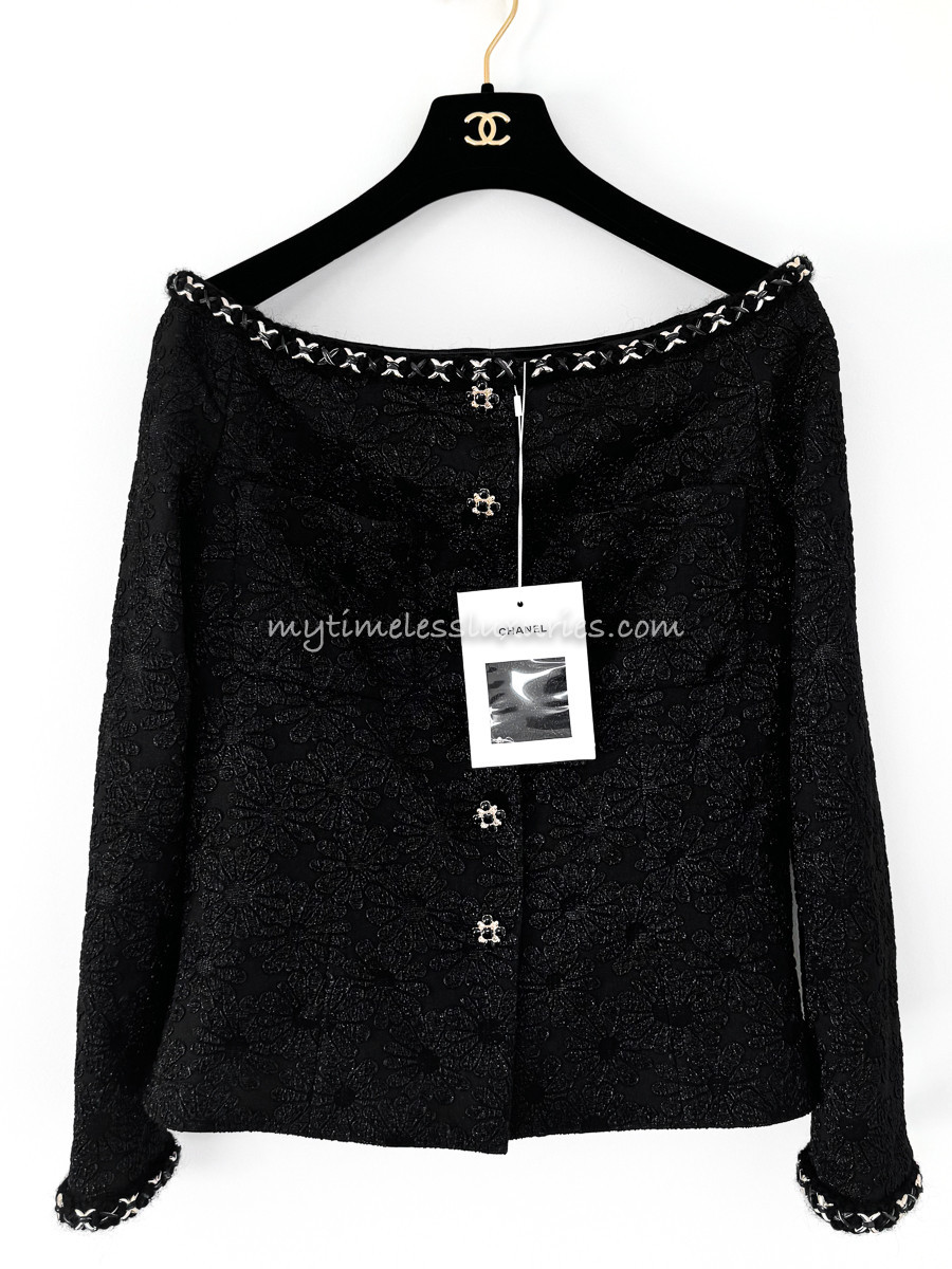 CHANEL シャネル アルパカ ロゴプレート ジャケット 38 CHANEL 12P CC Tweed Blazer Jacket 36 FR