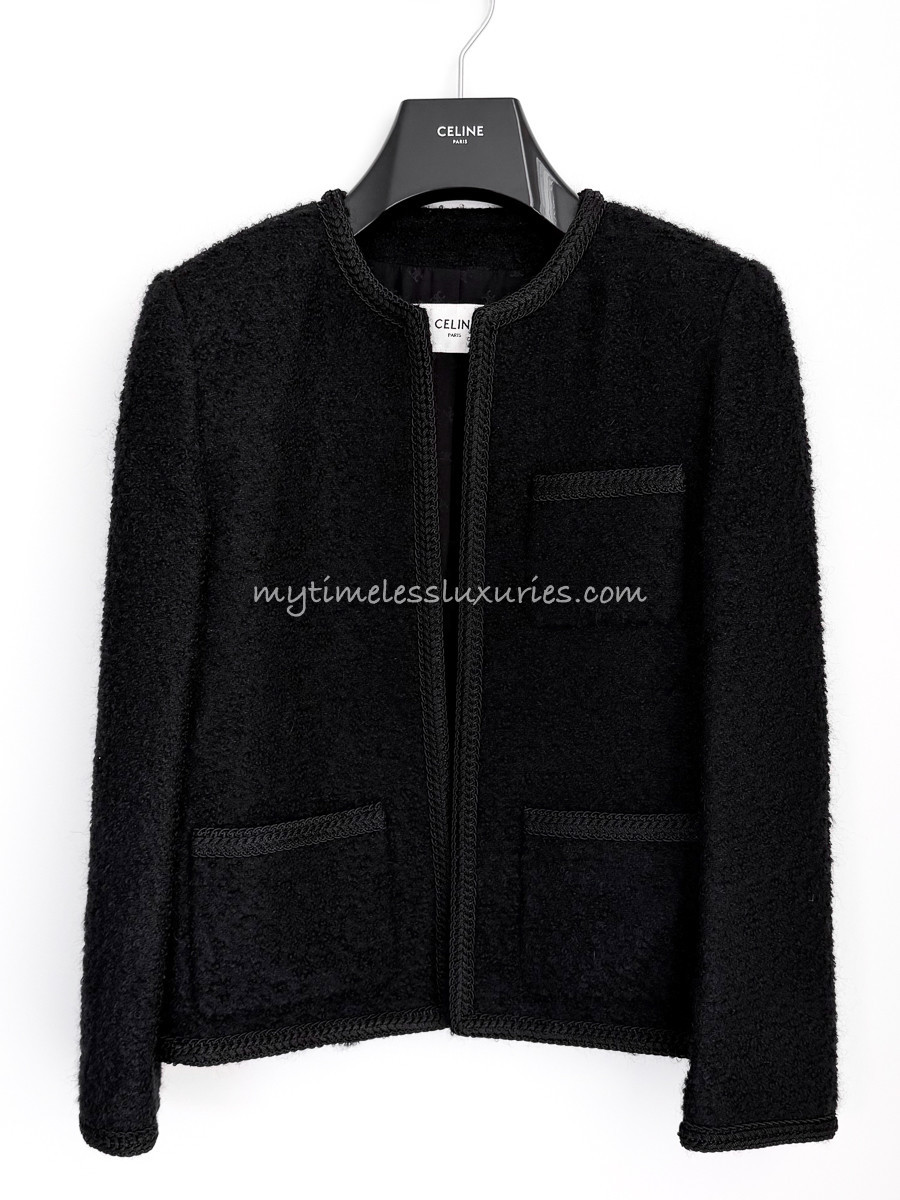 CELINE Little Black Jacket 36