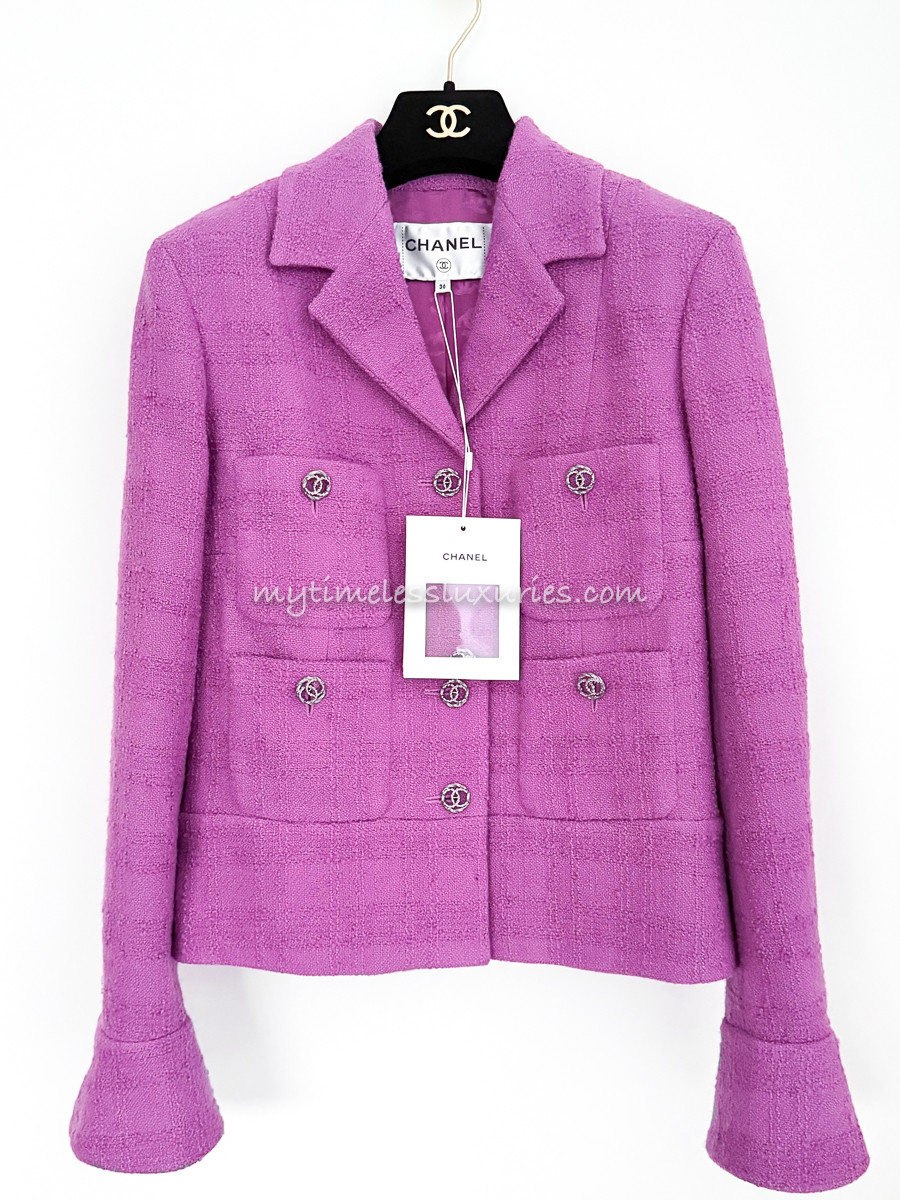 CHANEL 23B Tweed Jacket 36 *New