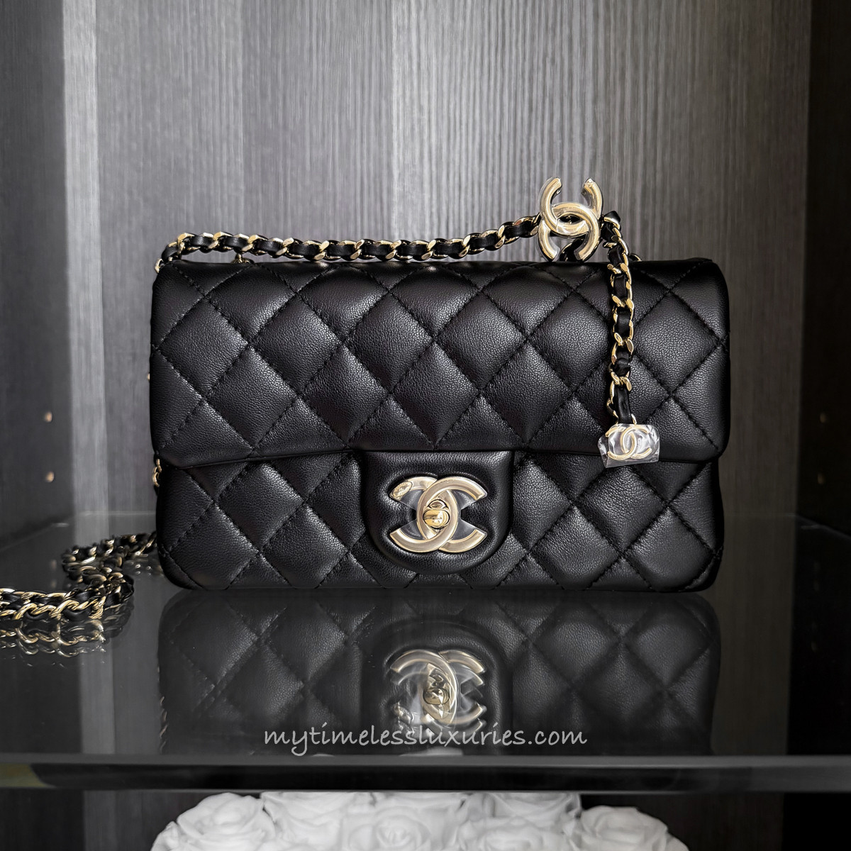 CHANEL 26S CC Crush Mini Flap Bag LGHW *New - Timeless Luxuries