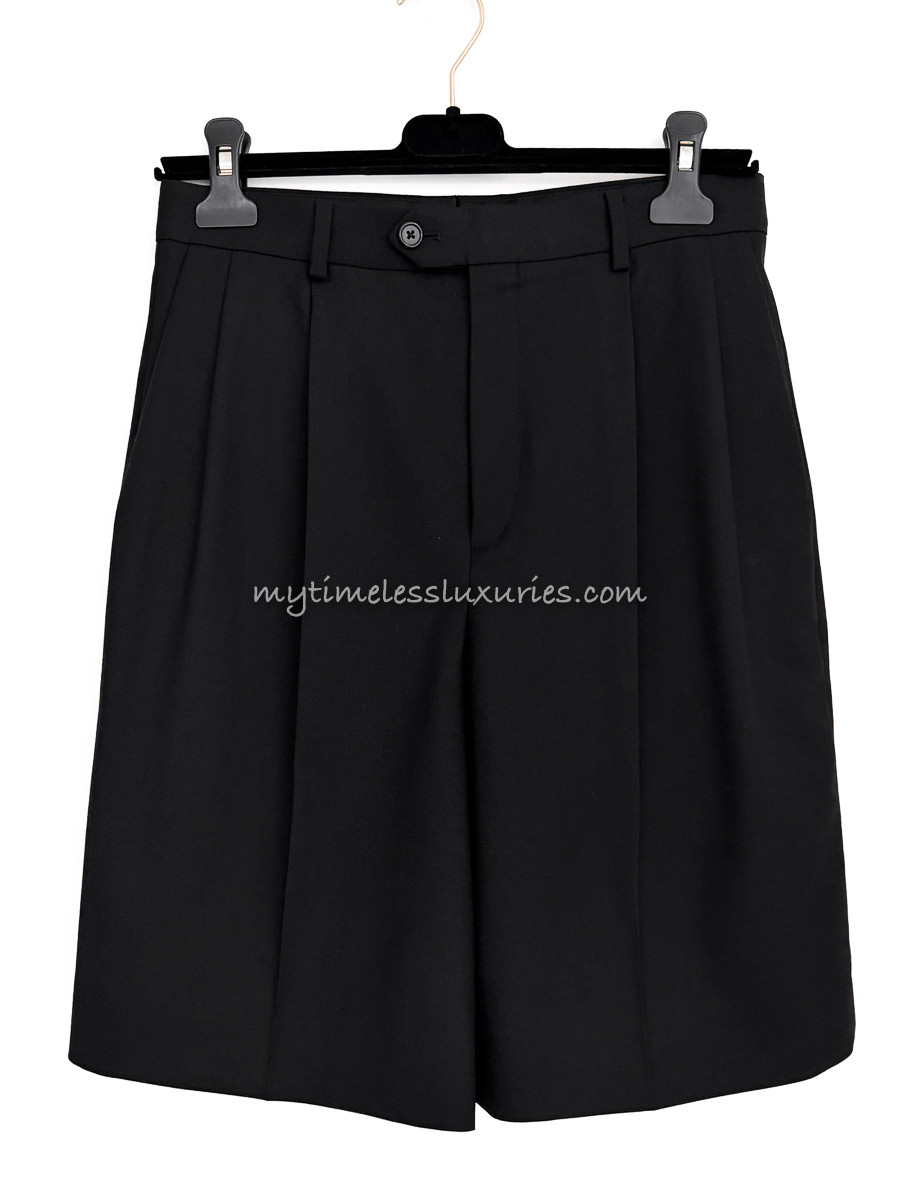 CELINE Tailored Bermuda Wool Shorts
