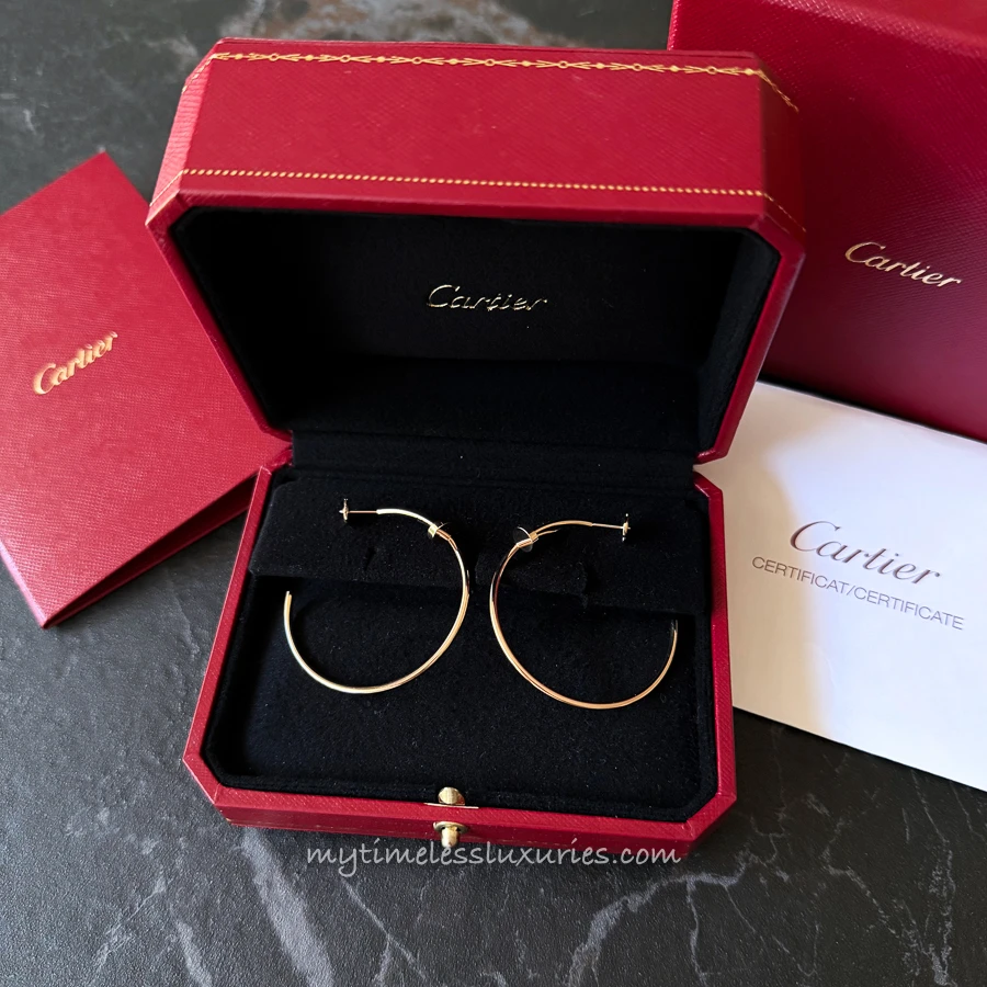 CARTIER JUC Juste un Clou Earrings RG