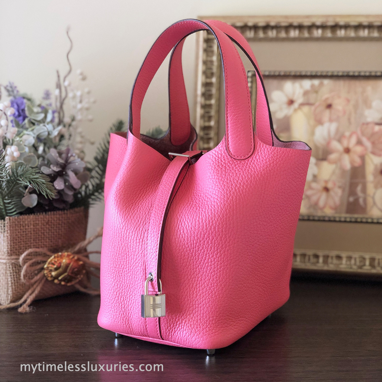 hermes picotin pink