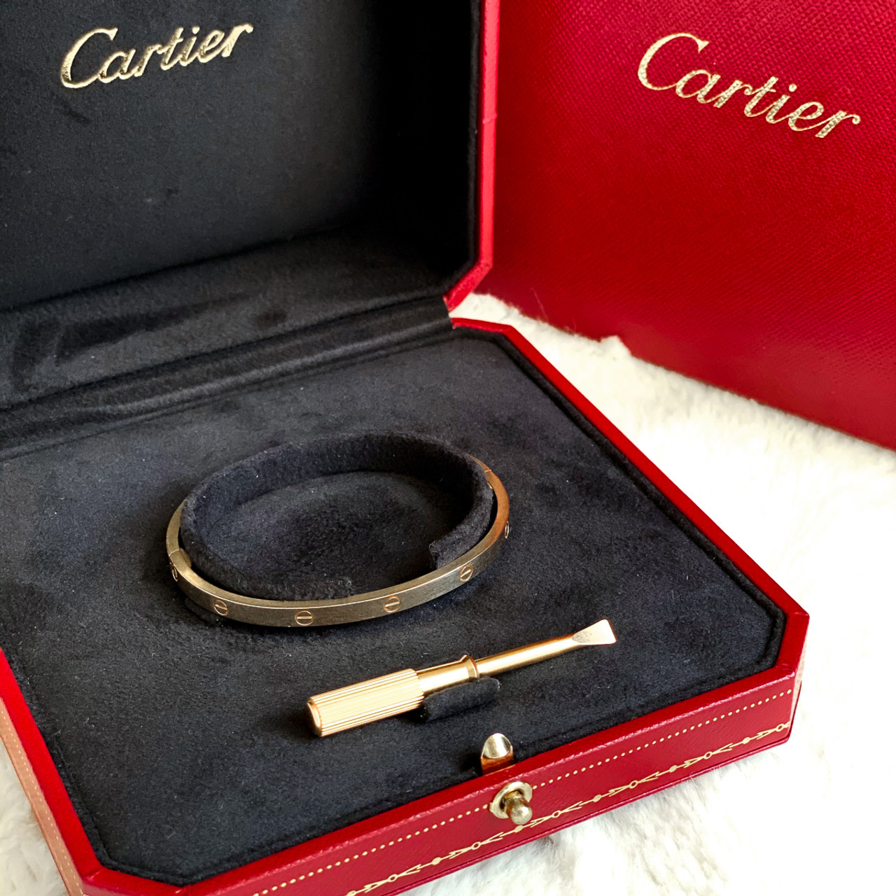 Cartier Love Bracelet Sm 18k Yellow Gold 16 Timeless Luxuries