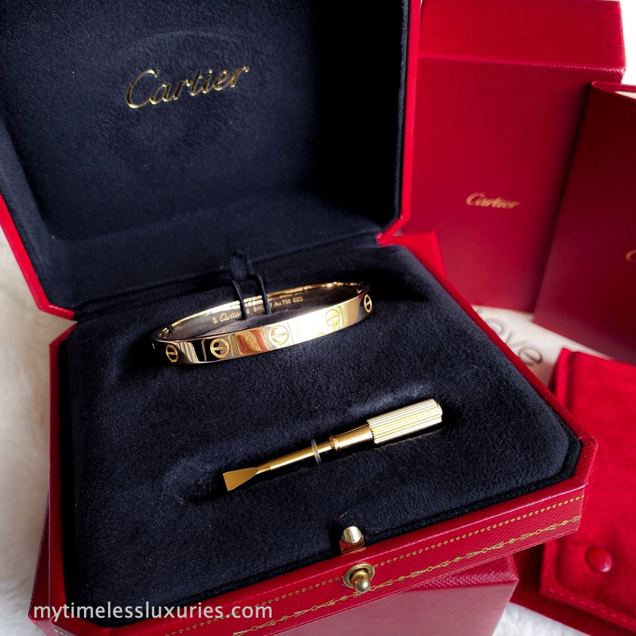 Cartier Love Bracelet 18k Yellow Gold 16 Timeless Luxuries