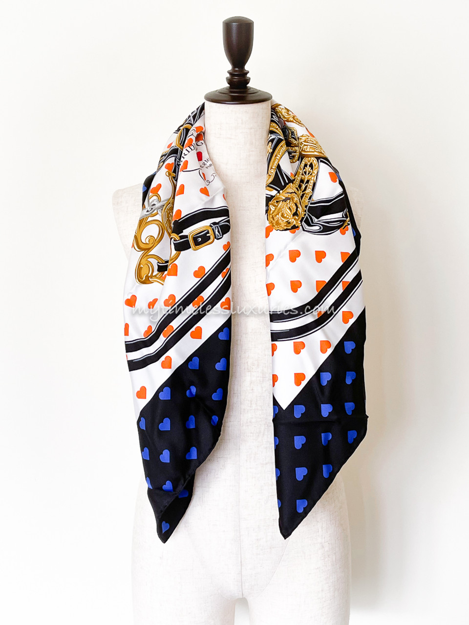 Hermes silk twill scarf clearance