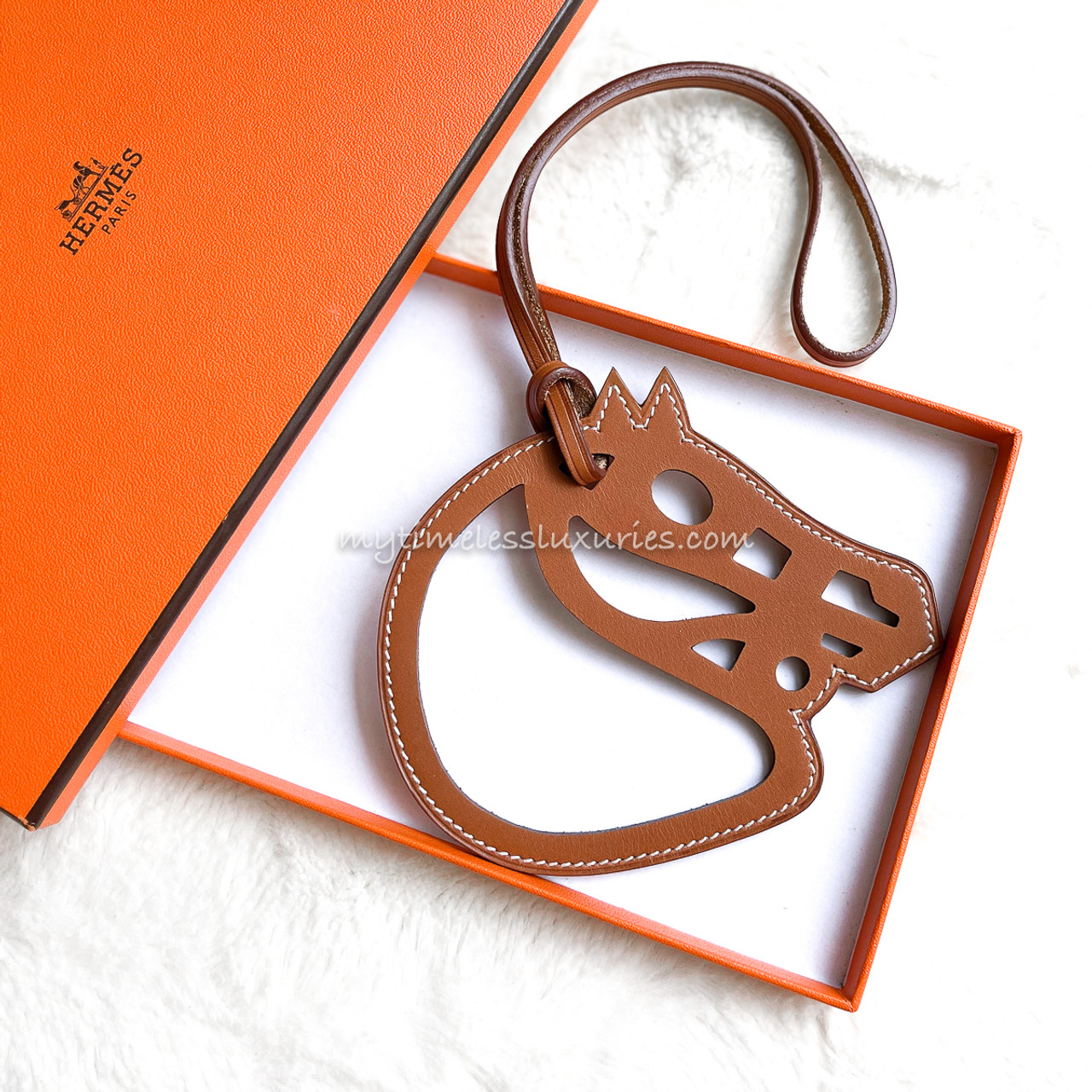 hermes horse head charm