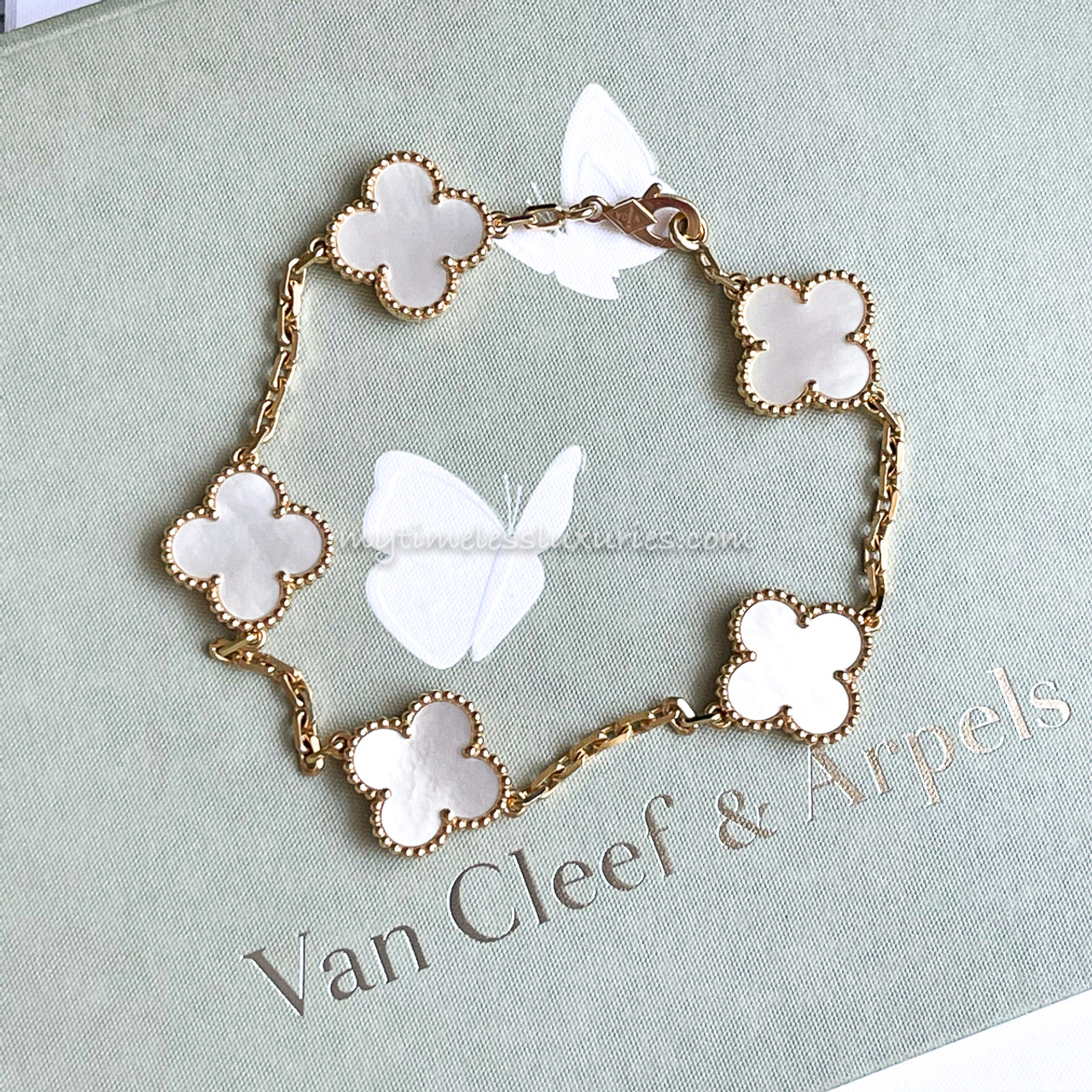 Van Cleef & Arpels Vintage Alhambra 5 Motifs Bracelet