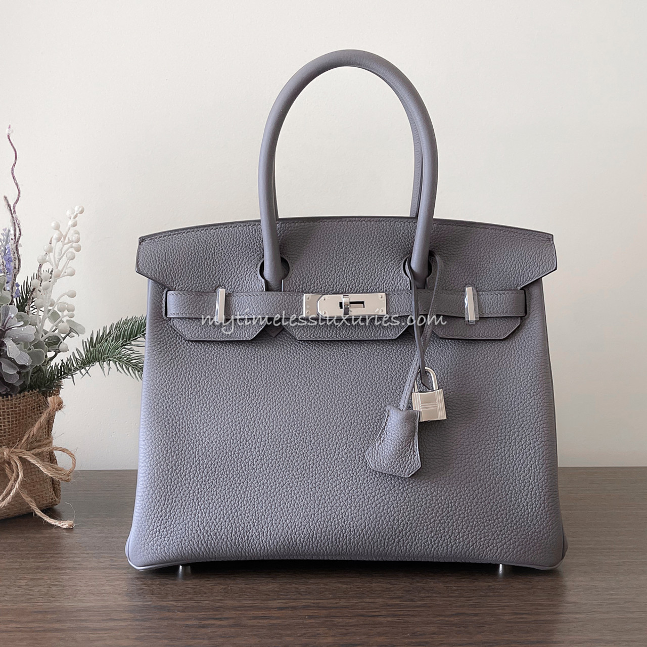 Hermes Birkin 30 Veau Togo Handbag