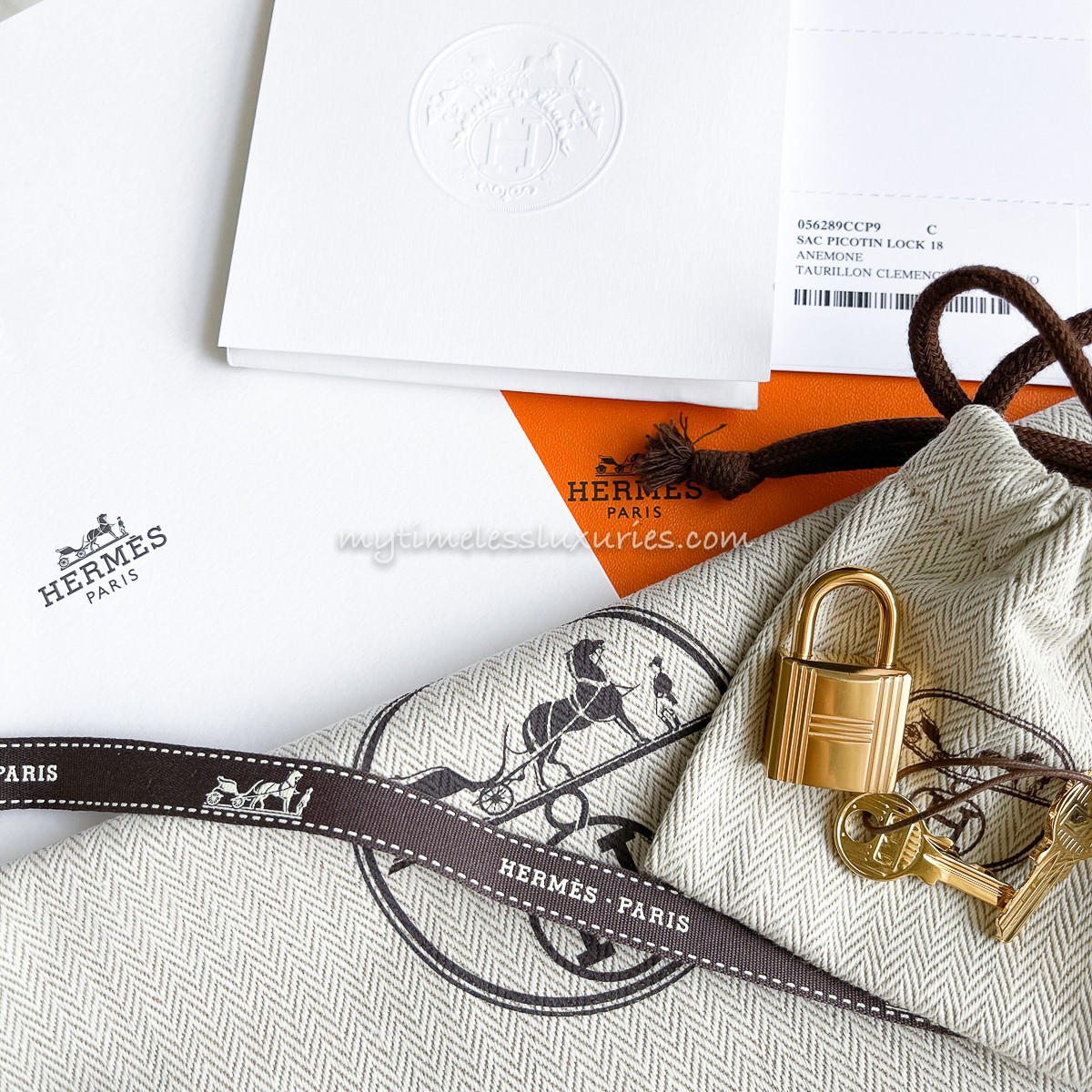 ちーたん　HERMES HERMES Picotin Lock 18 Anemone Clemence GHW Z *New - Timeless Luxuries