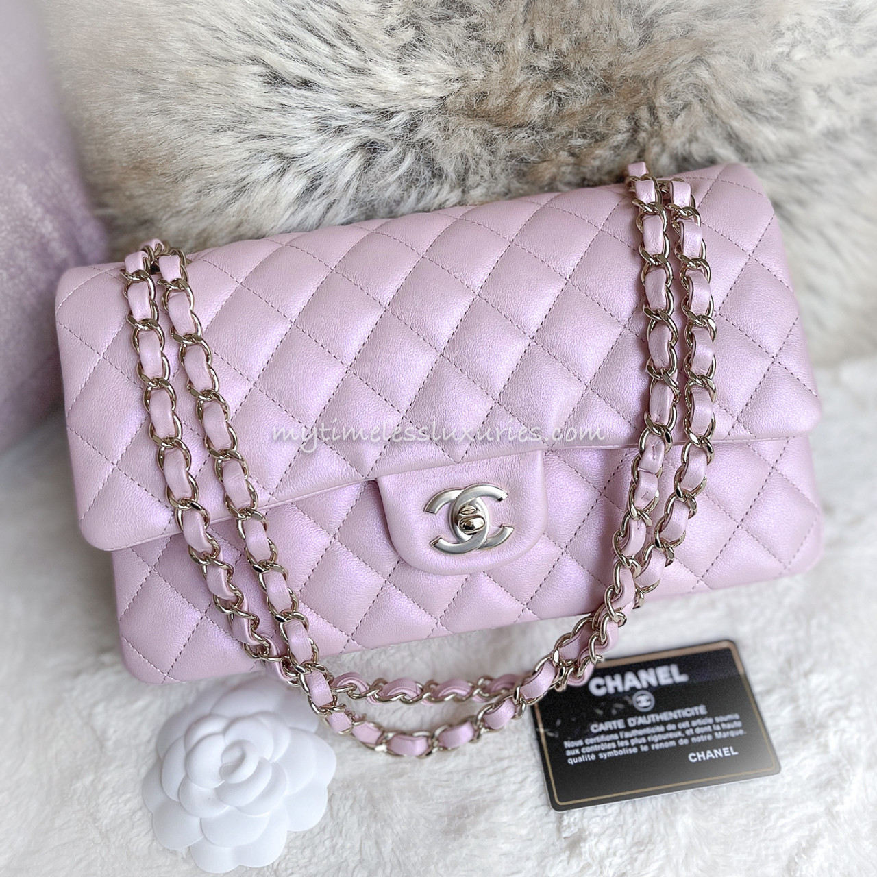 Bag Spa Restoration Chanel Vintage Classic Medium in Sakura Pink Luxury  Bags  Wallets on Carousell