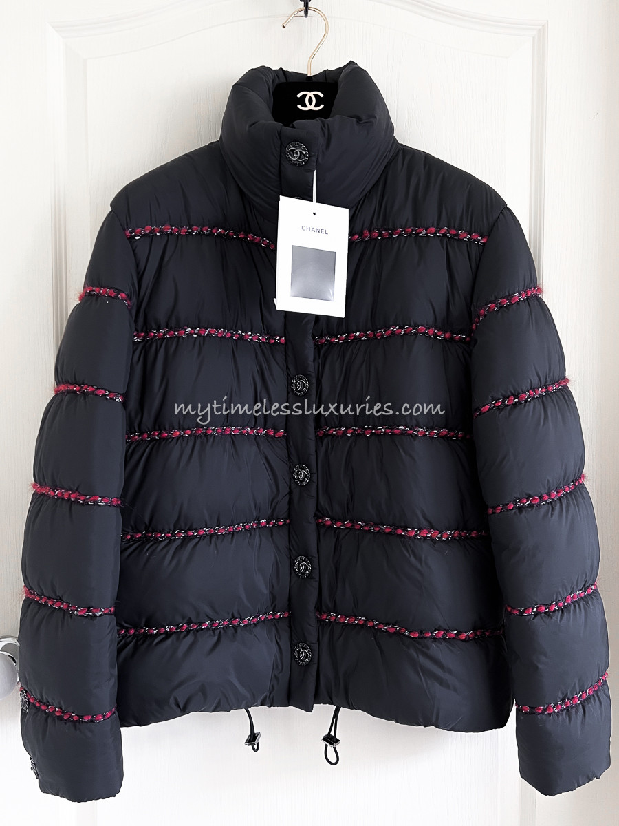 chanel puffer coat