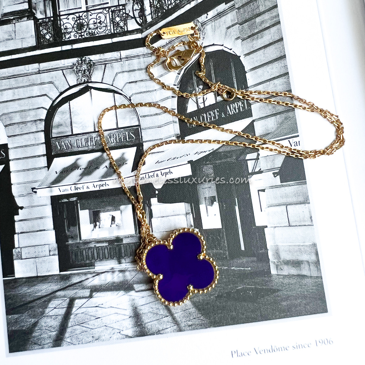 VAN CLEEF & ARPELS Vendôme Limited Magic Alhambra Pendant/ Necklace