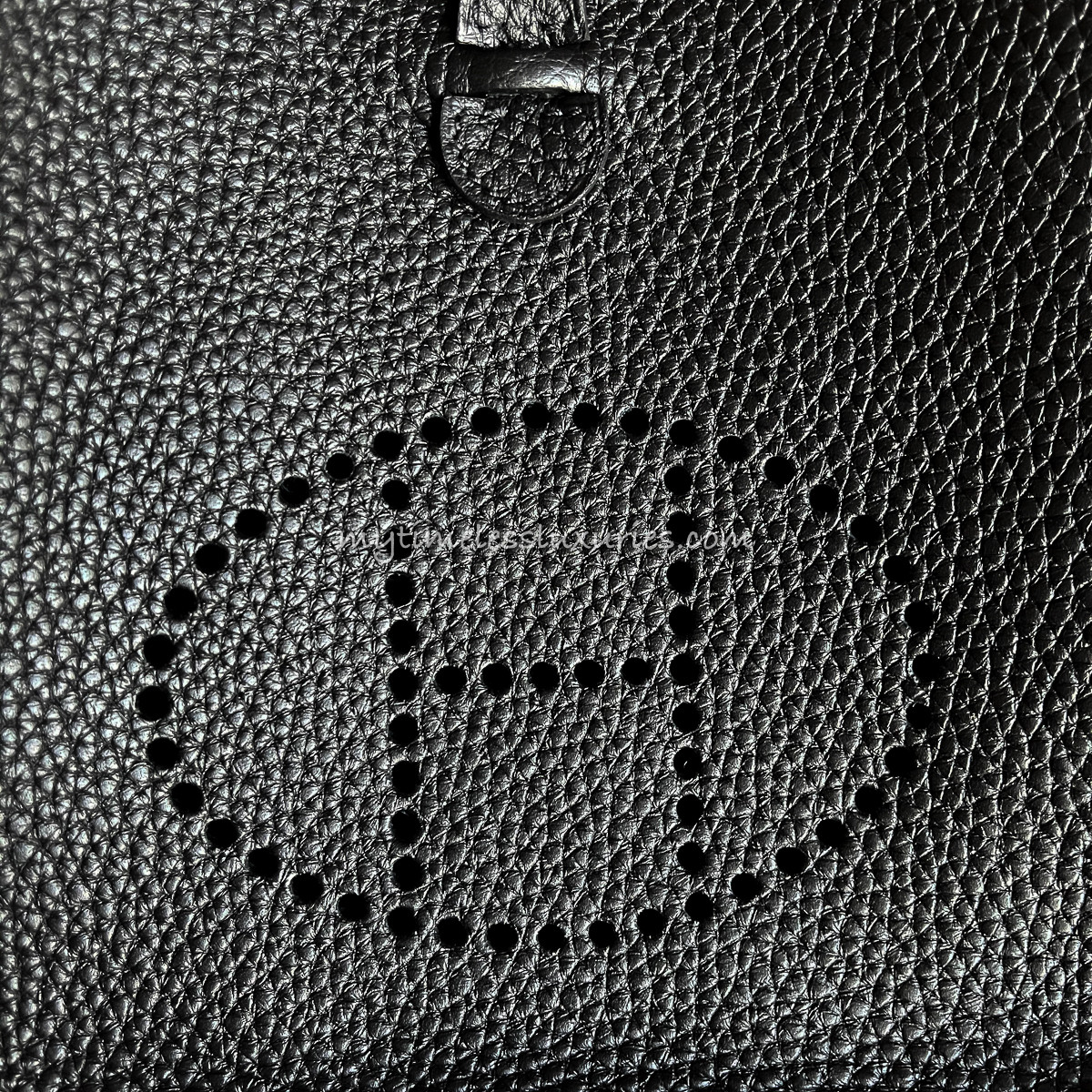 HERMES Mini Evelyne 16 TPM Noir Clemence PHW Z *New - Timeless