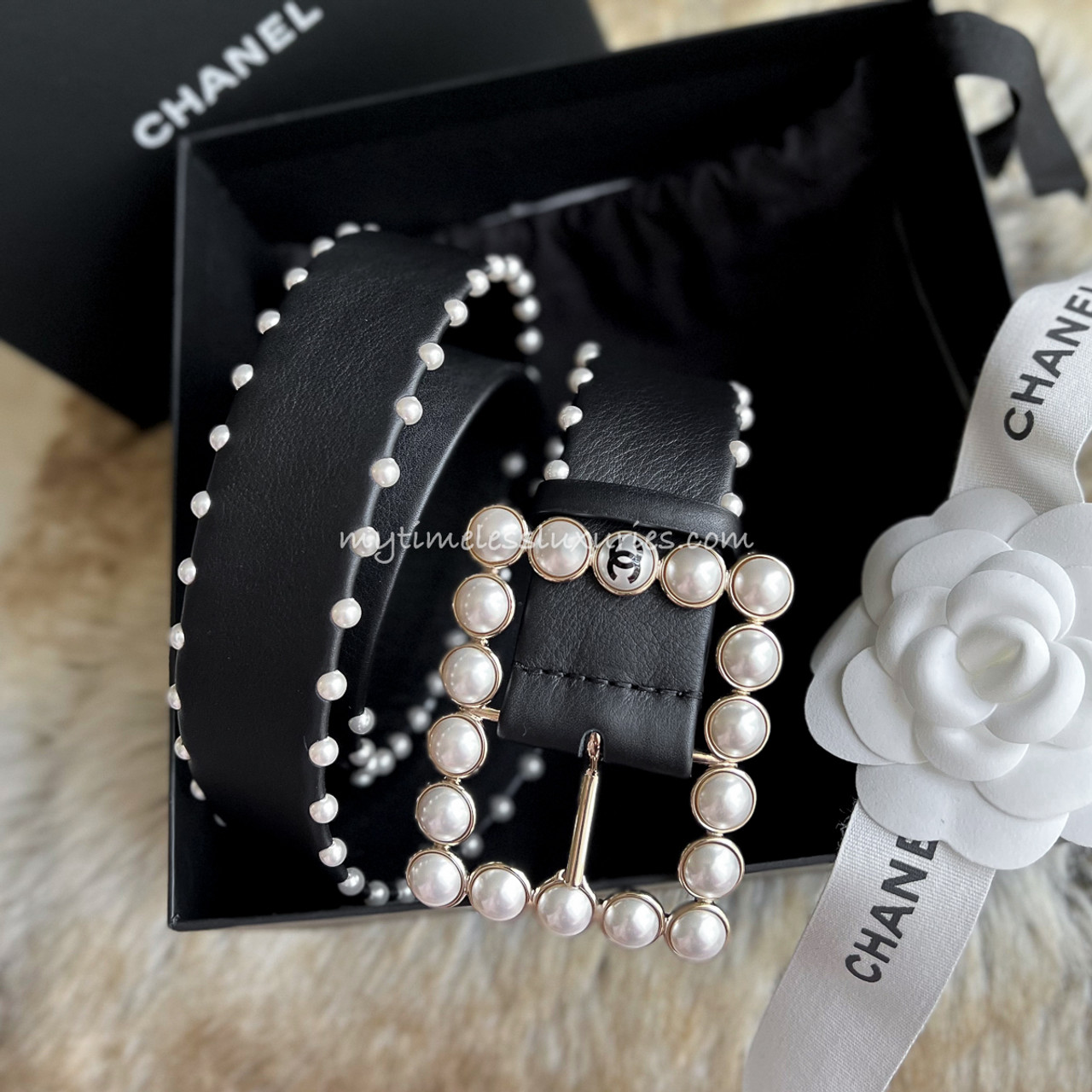 Chanel Pearls Belt