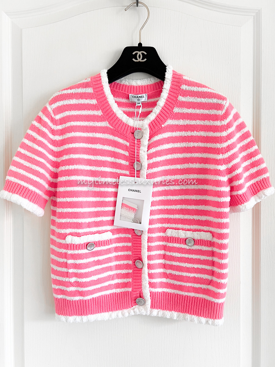 chanel striped sweater