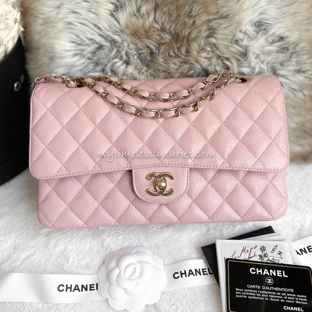 perfume chanel pink bag