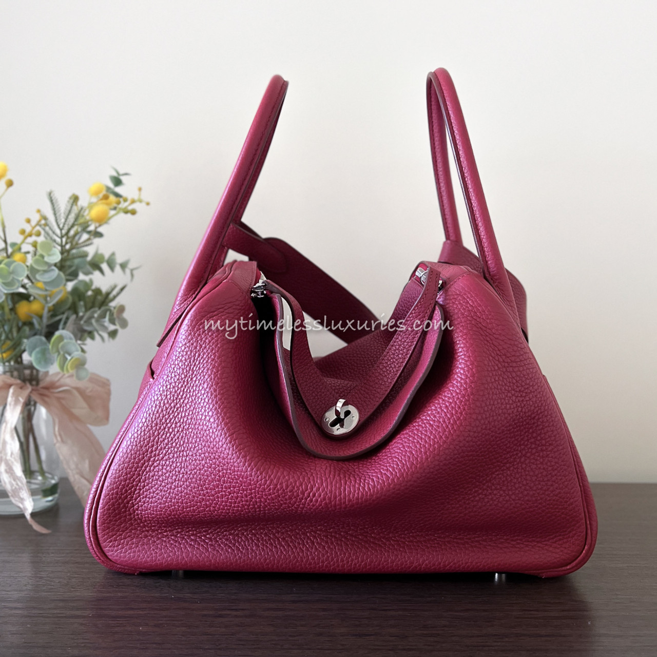 Hermes Lindy Bag Clemence 34 Pink