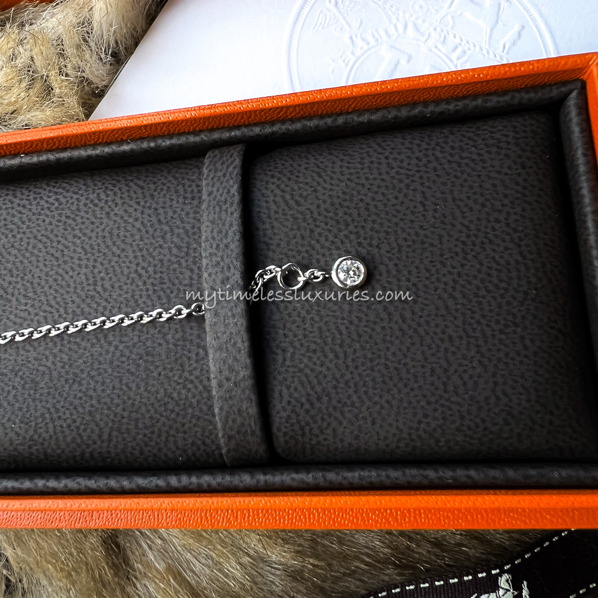 HERMES 2022 Finesse Bracelet 18K WG & Diamonds ST Timeless Luxuries