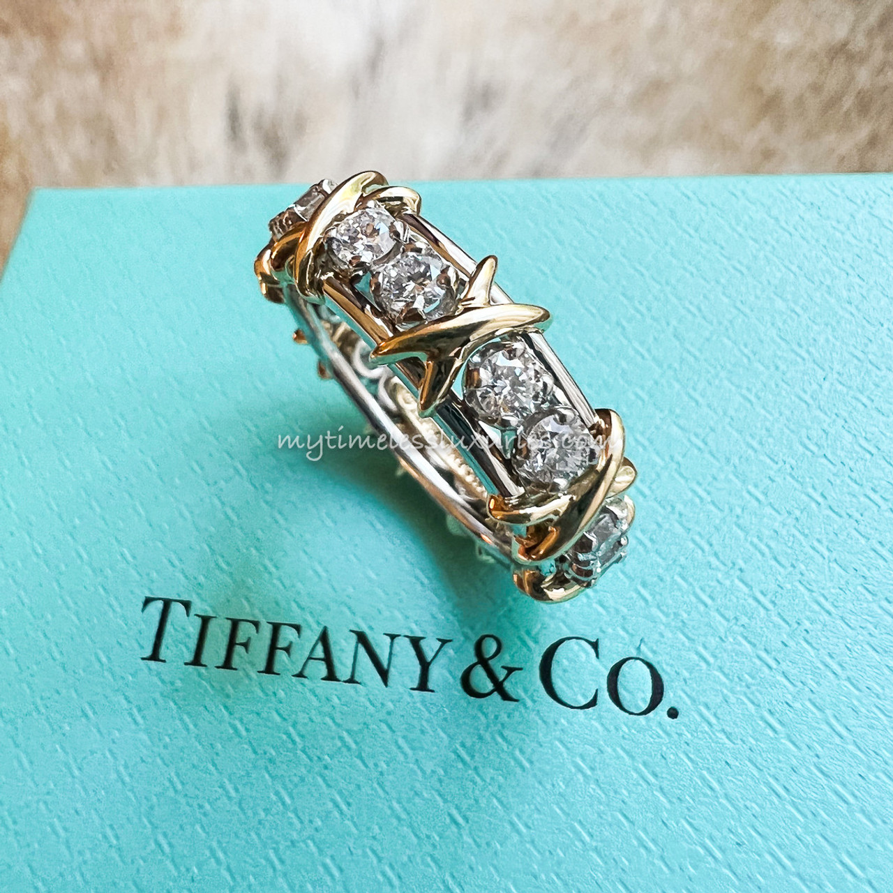 TIFFANY CO. Schlumberger Sixteen Stone Ring 4 40453.1658486366.1280.1280 69011.1658662533