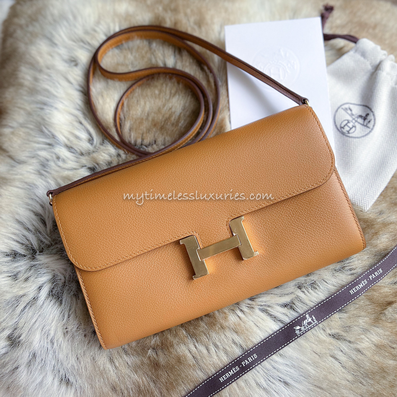 Hermes Constance To Go Wallet Evercolor