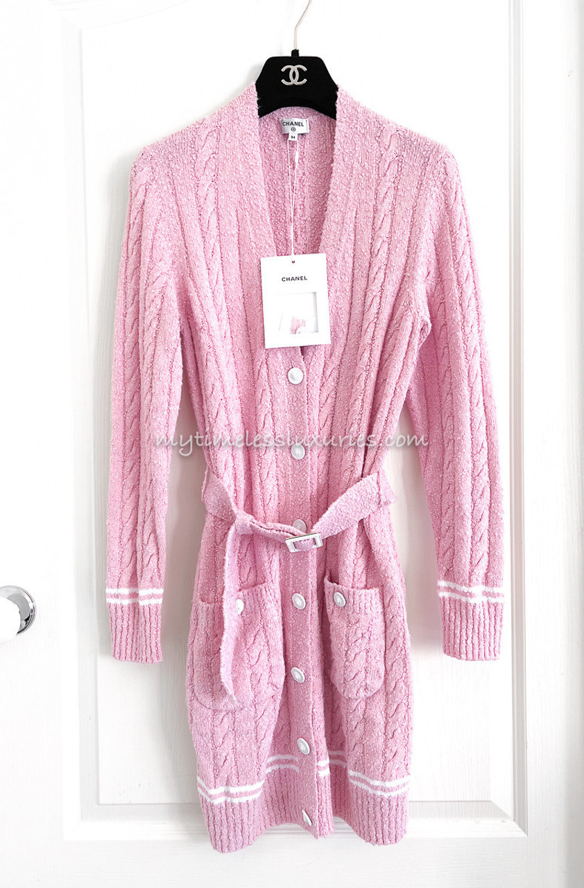 Buy Chanel Light Pink Sweater Cardigan Size 38 at Ubuy Kuwait