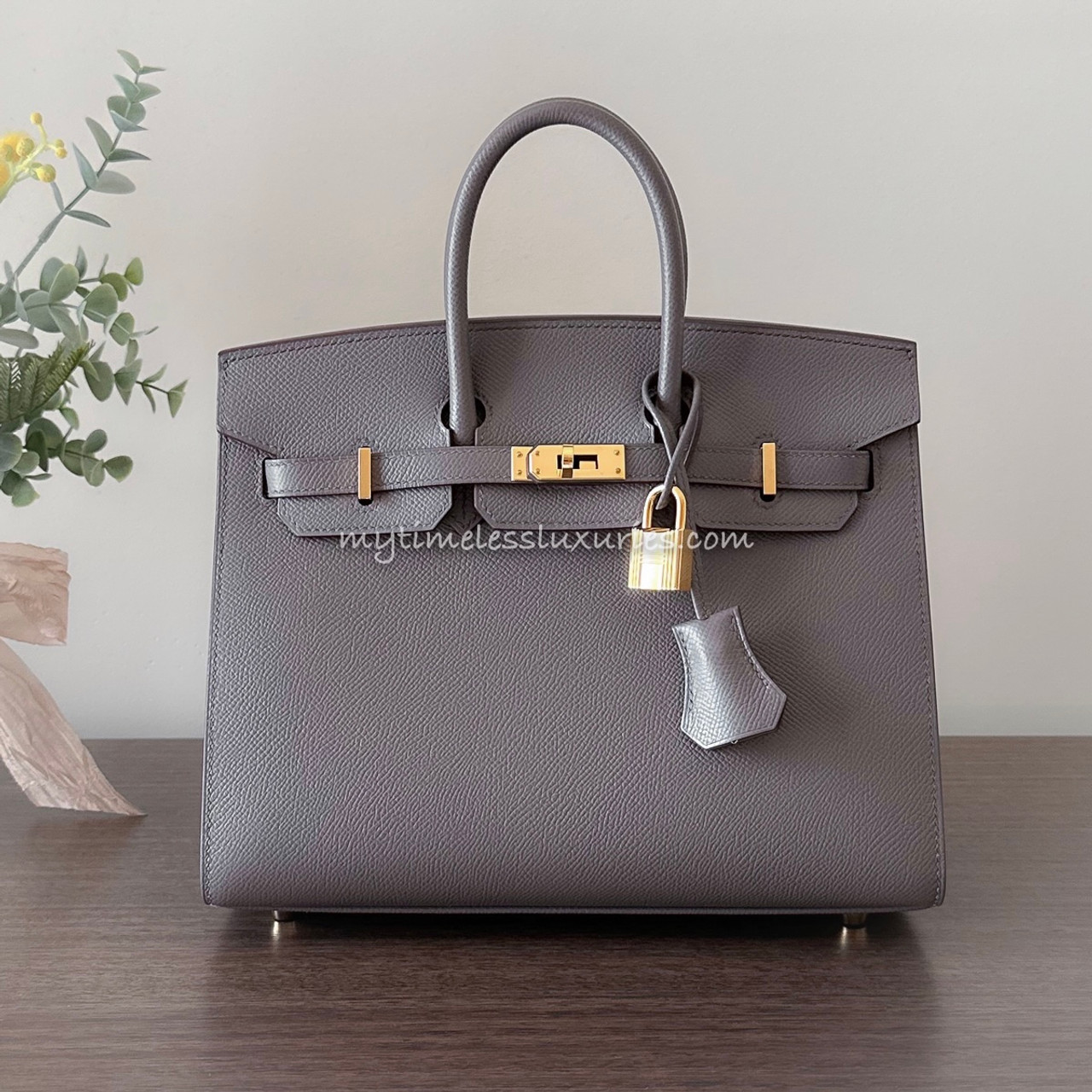 Hermès Birkin Bag RARE Sellier Style in color Gris Etain BNIB