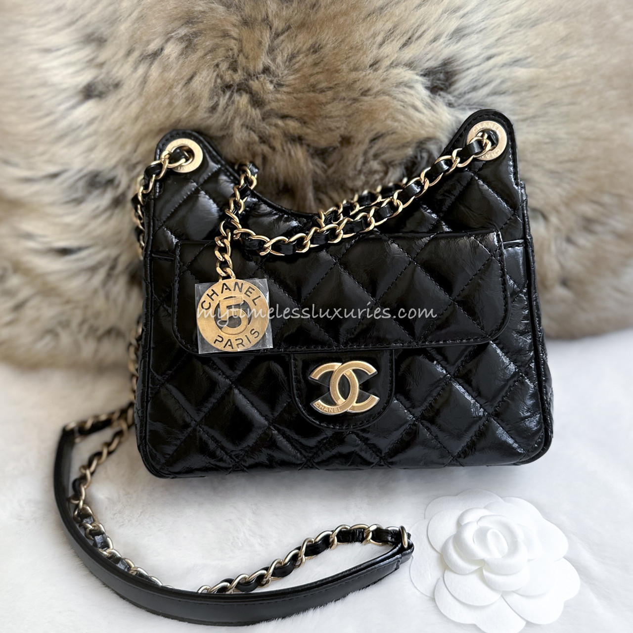 street style chanel small hobo bag