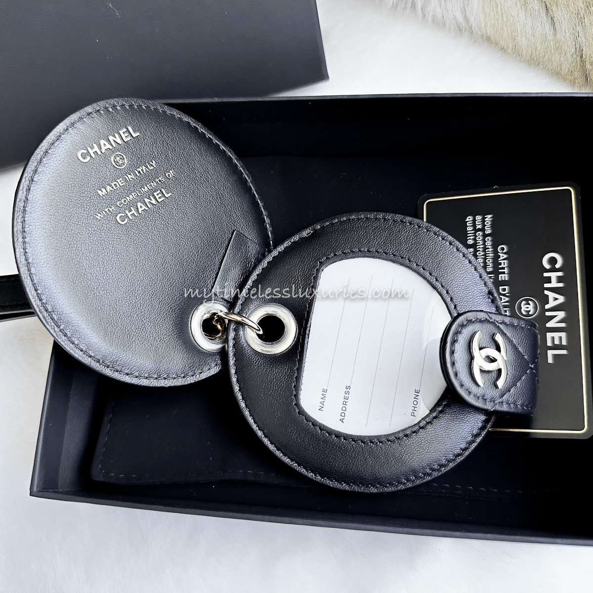 CHANEL VVIP Exclusive Bag Charm/ Luggage Tag *New