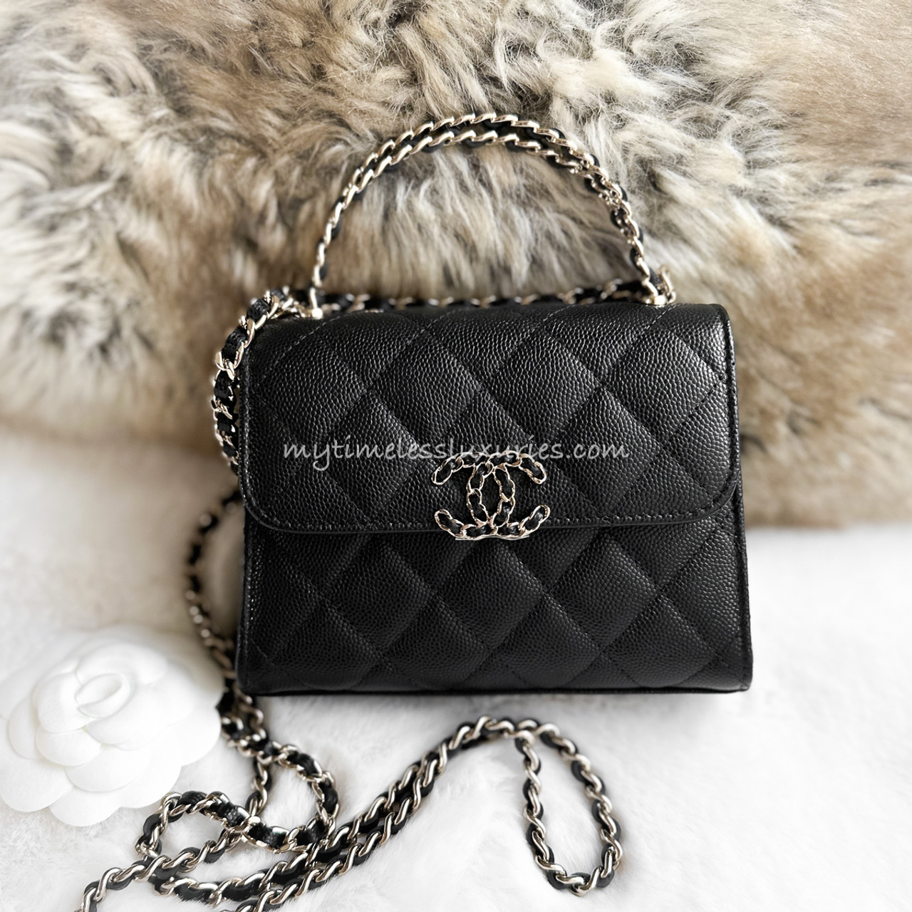 CHANEL 23P Kelly Clutch with Chain LGHW *New - Timeless Luxuries