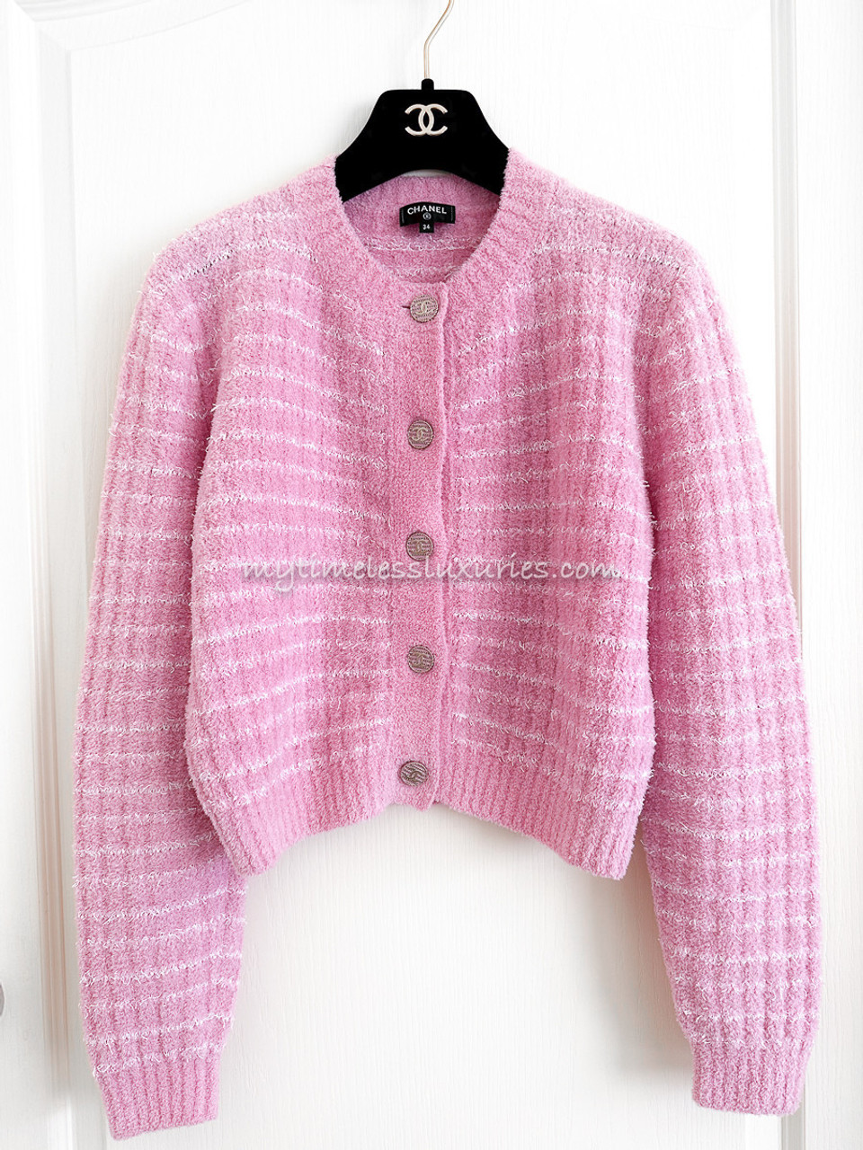 Cashmere cardigan Chanel Pink size 40 FR in Cashmere  17259077