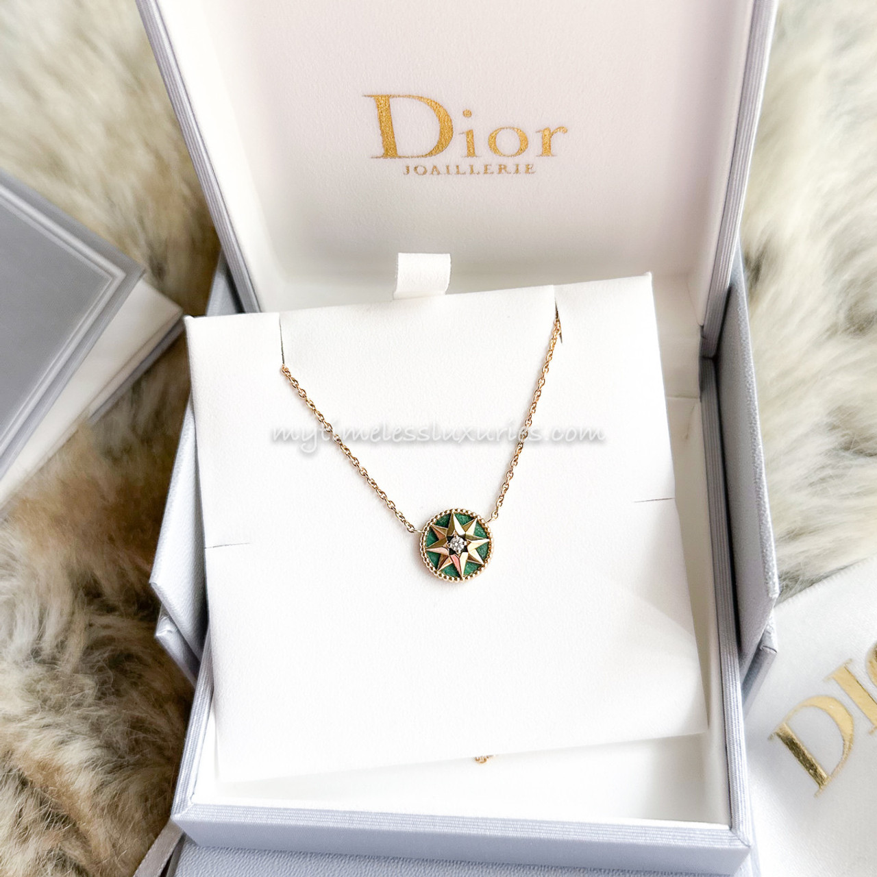 Dior Rose des Vents Medallion Necklace