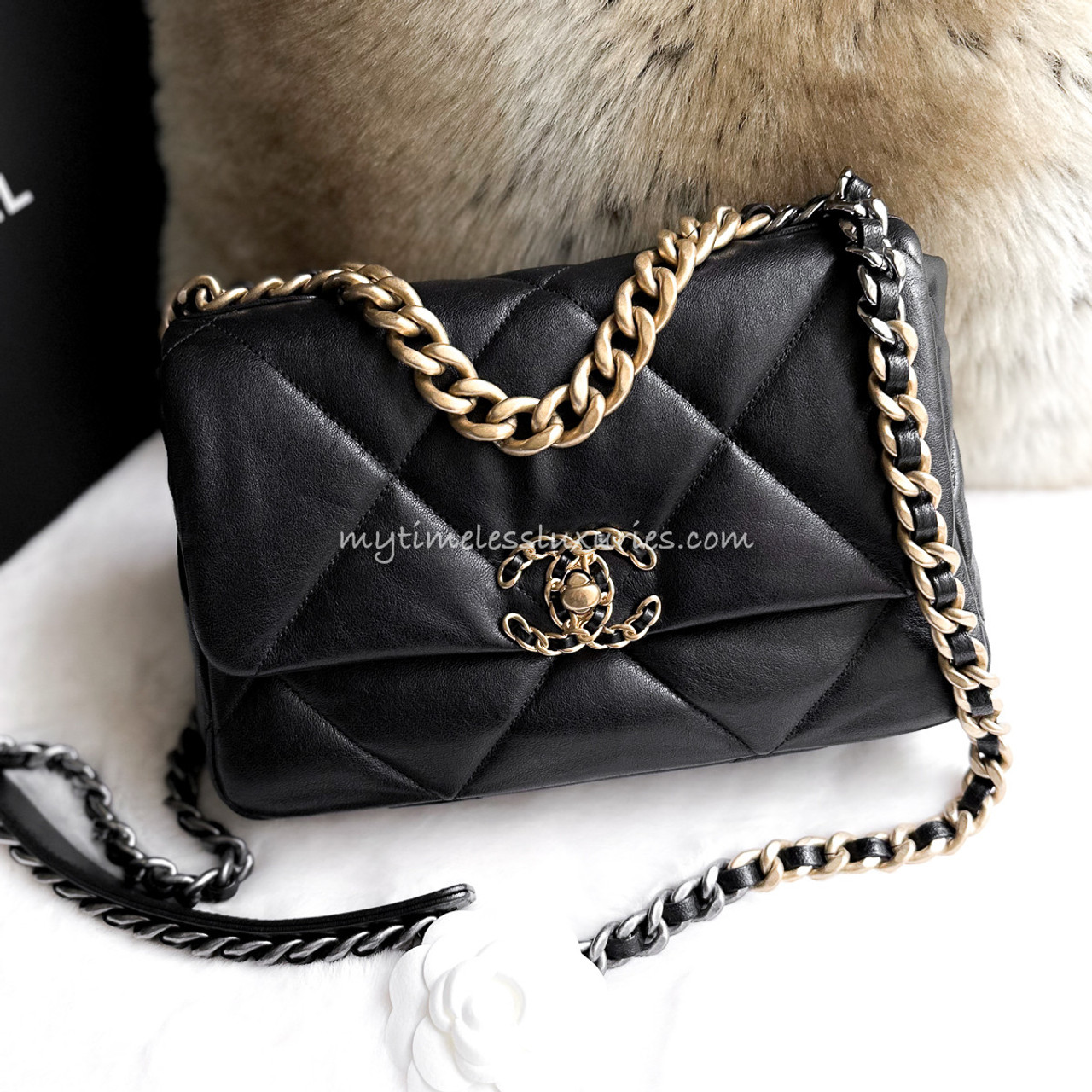 Cập nhật hơn 70 về chanel 19 flap bag black mới nhất  cdgdbentreeduvn