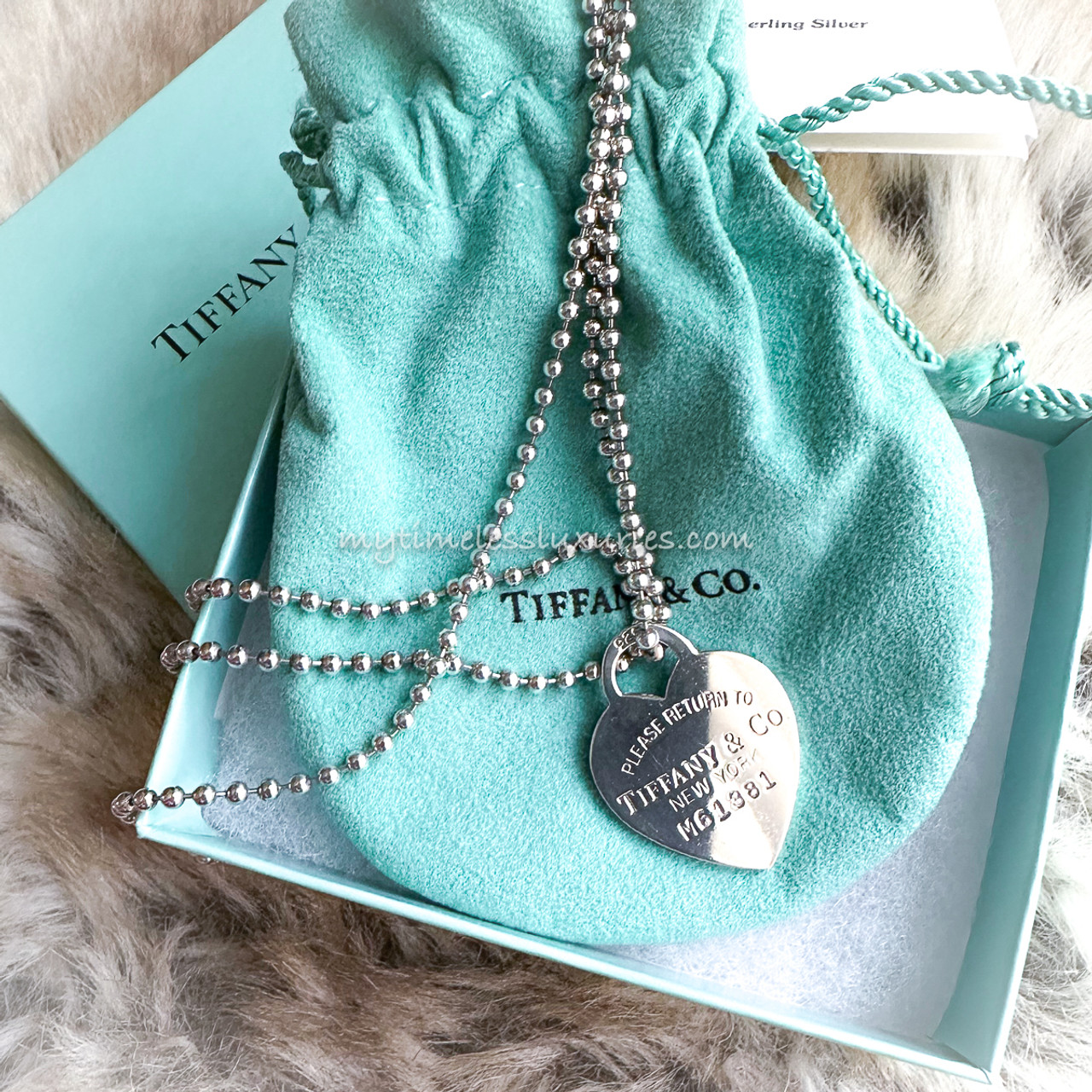 Tiffany Heart Tag Choker 2024 | favors.com