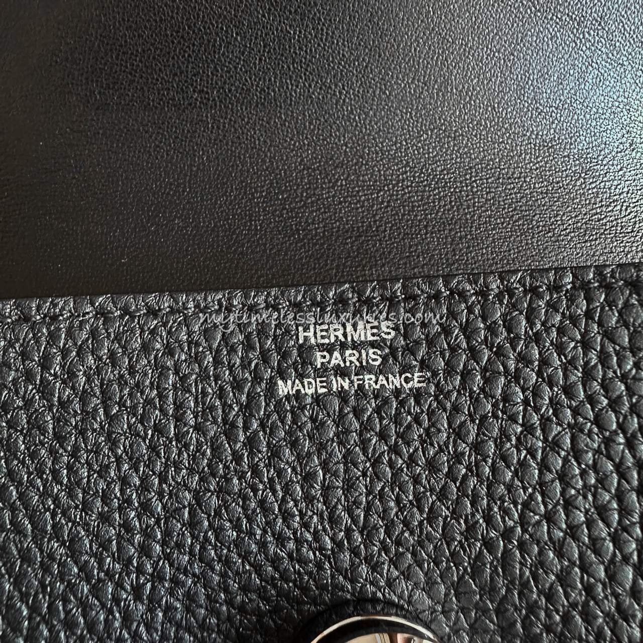 HERMES Dogon Card Holder Noir PHW - Timeless Luxuries