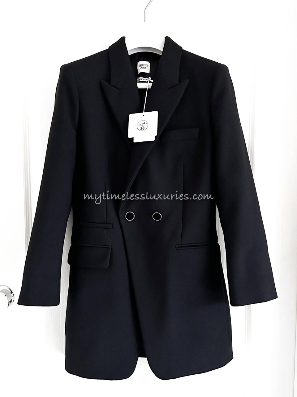 HERMES 2022 FW Runway Blazer Jacket 36 - Timeless Luxuries