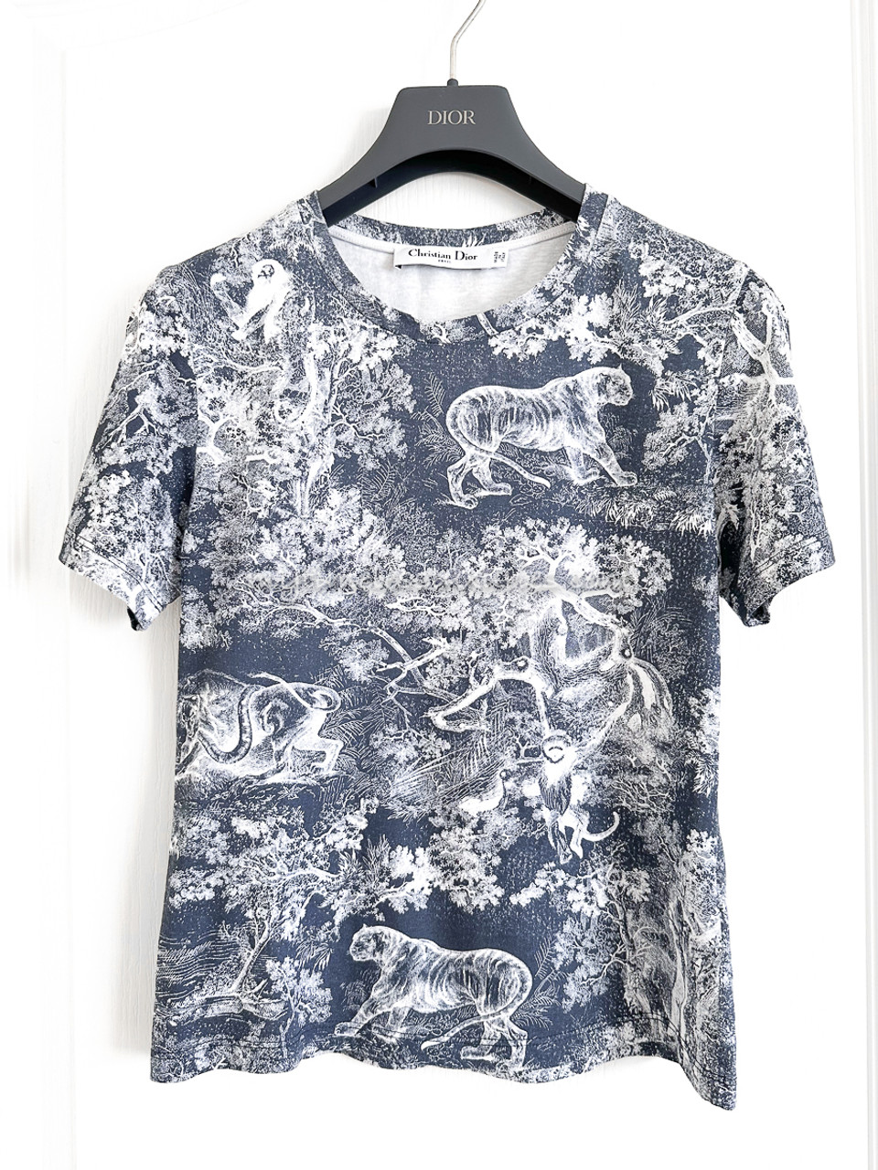 Louis Vuitton Pattern Print, White 2022 Graphic Print T-Shirt Xs