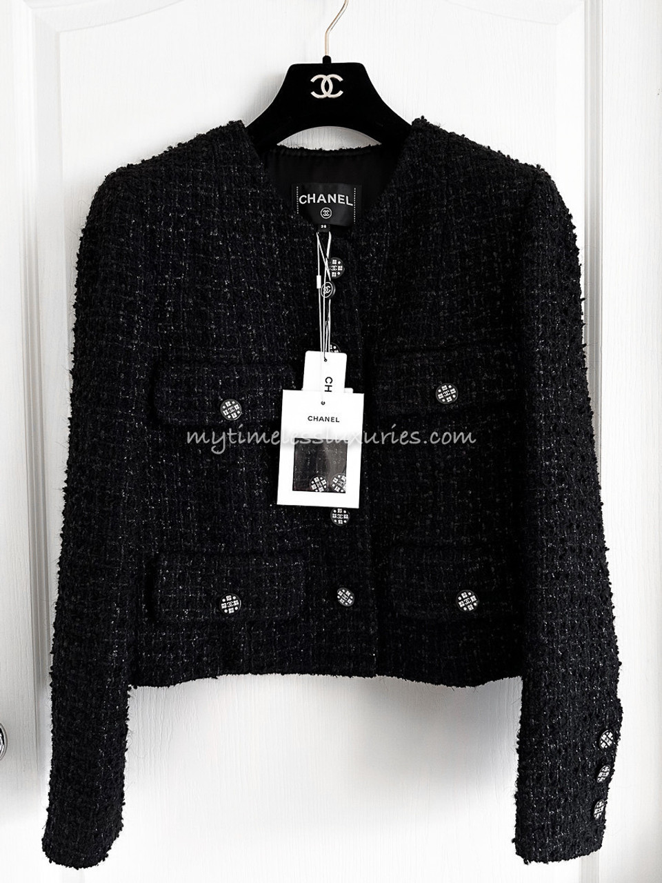 CHANEL 21K Little Black Jacket 38 *New - Timeless Luxuries