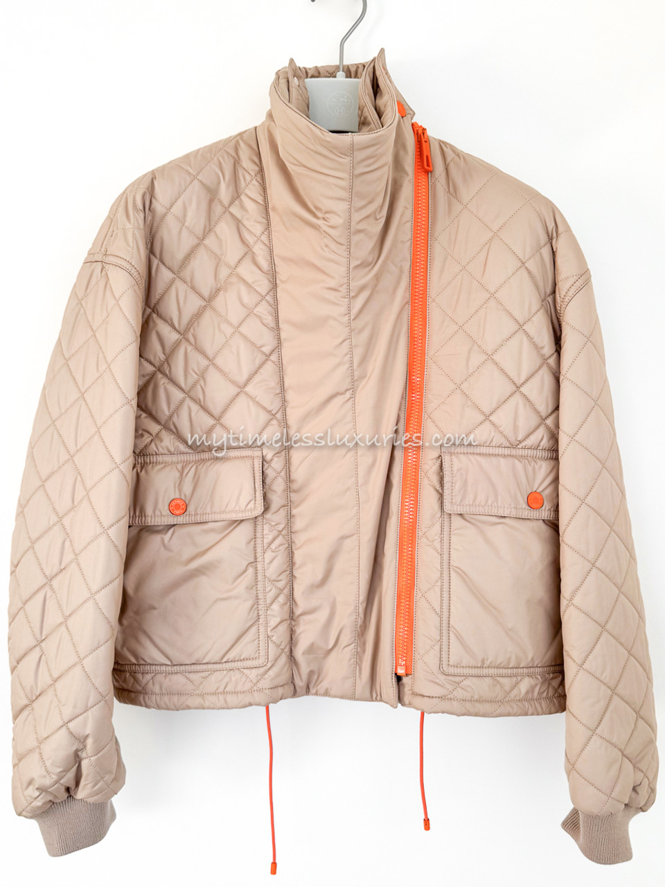HERMES 2023《極暖の肉厚中綿入り》ボンバー ジャケット E4462 HERMES 2023《極暖の肉厚中綿入り》ボンバー ジャケット E4462