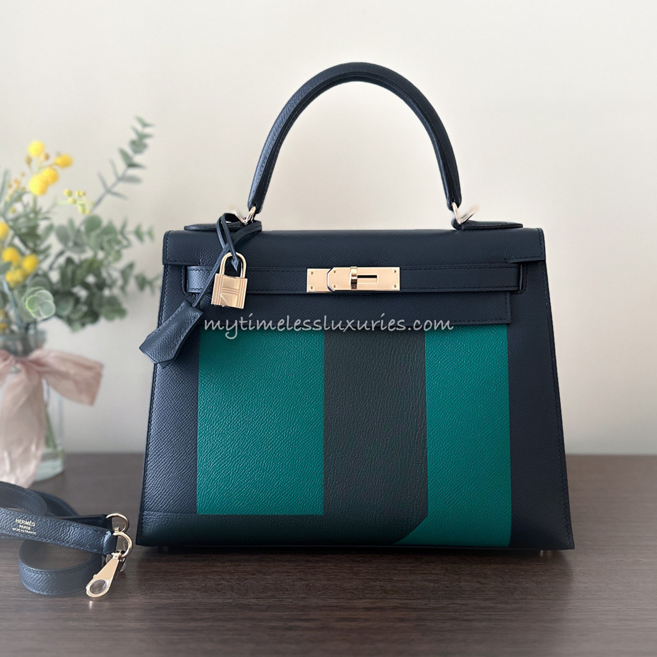 hermes kelly malachite