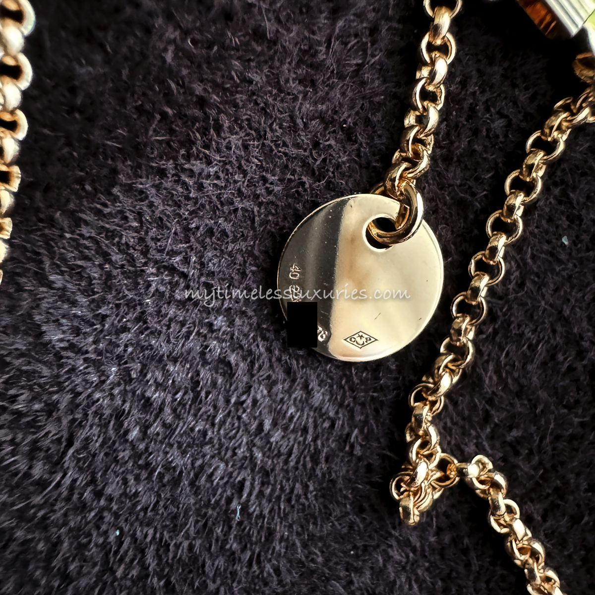 HERMES 2024 Clou d'H Diamond RG Pendant Necklace *New - Timeless