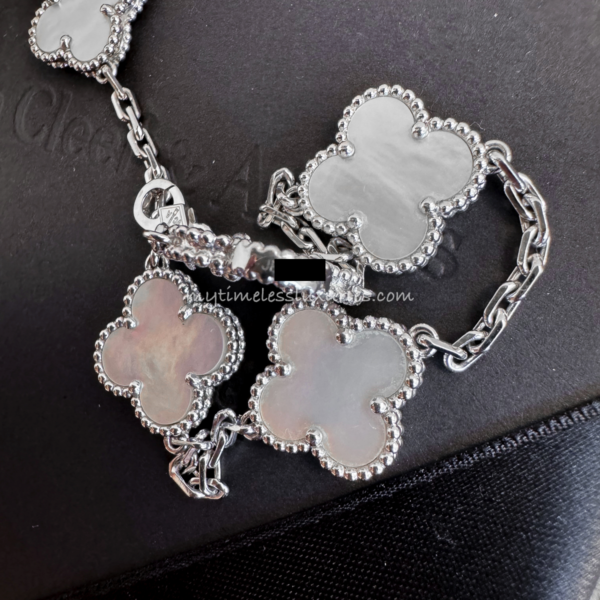 VAN CLEEF & ARPELS Vintage Alhambra Bracelet White MOP WG