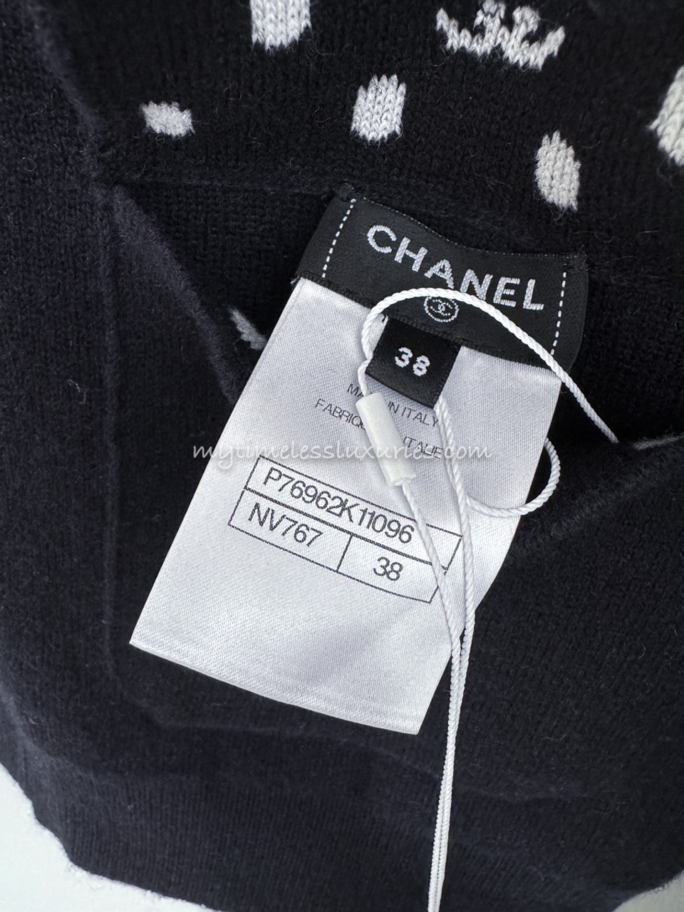 CHANEL パーカー　カシミヤ　38 CHANEL シャネル ジャケット 39万 ブラック ブルゾン パーカー
