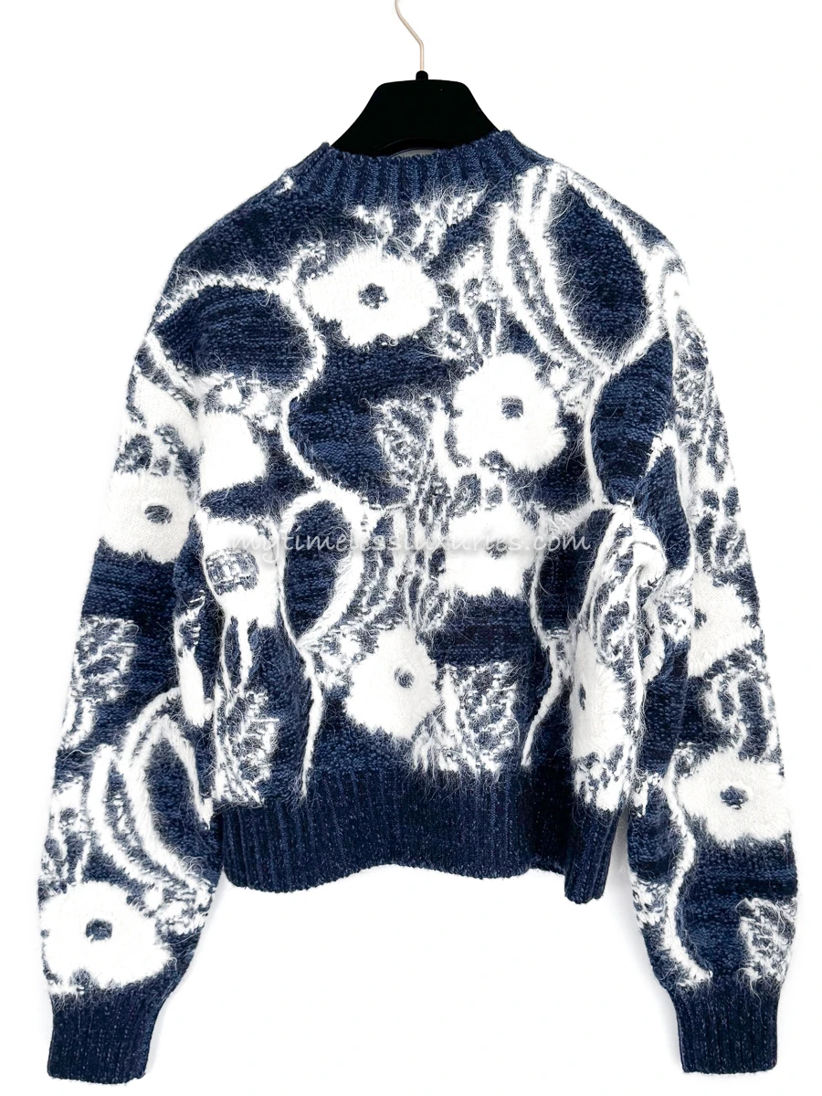 CHANEL 22B Camélia Knit Pullover 34 *New - Timeless Luxuries