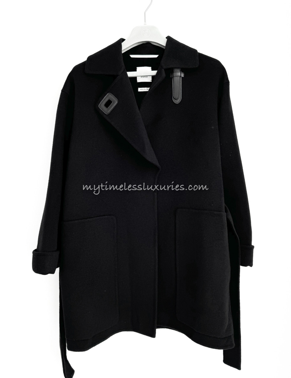 【名品図鑑】1999s Hermes cashmere over coat 名品図鑑】1999s Hermes cashmere over coat