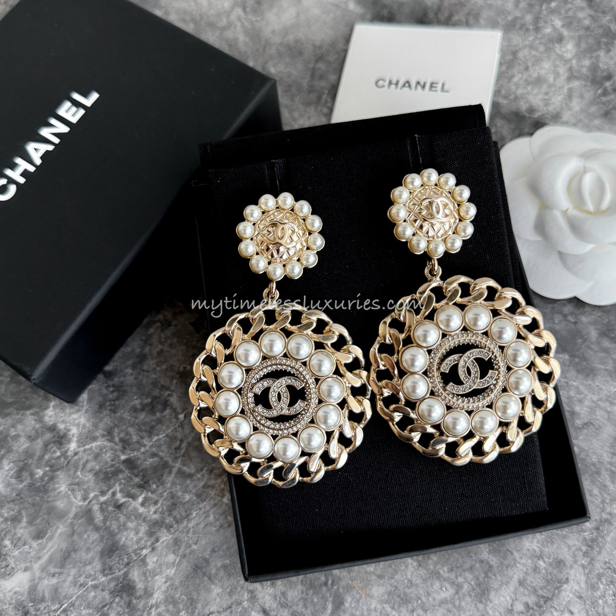 Chanel Clearance Coco Chanel Earrings Australia CHANEL 20S CC