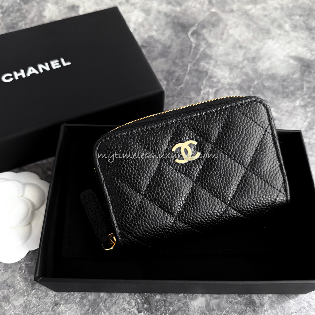 小物 CHANEL Zipped Coin Purse AP3082 Black CHANEL Zipped Coin Purse AP3082 Black