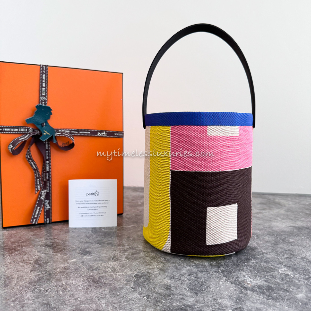 petit H どの柄が届くかはお楽しみ HermesPetit sac Soバック HERMES Petit H So Small Bucket Bag *New - Timeless Luxuries